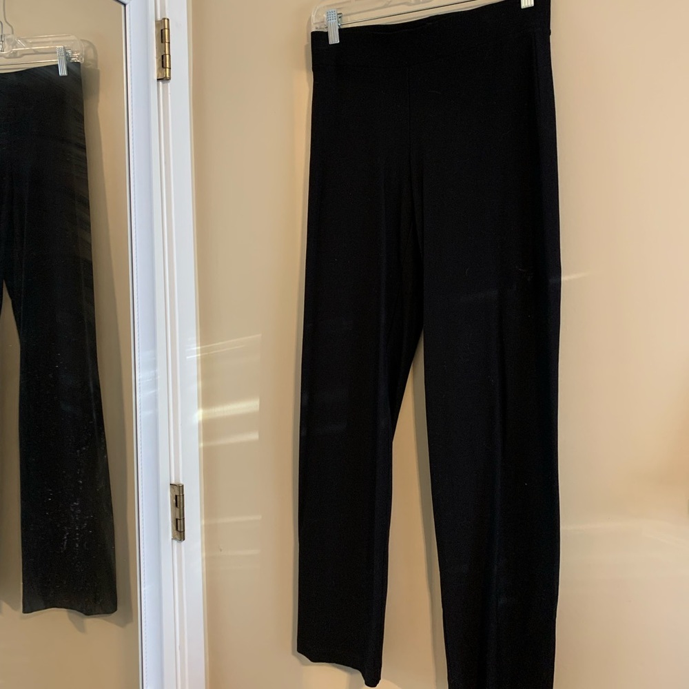 Eileen Fischer black pants.